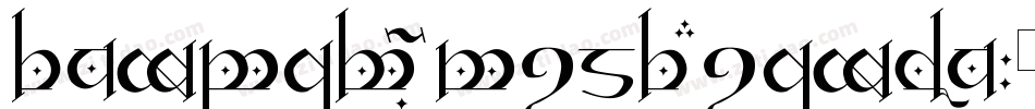 Tengwar Optime Diagon字体转换